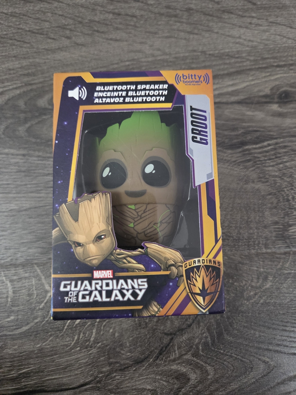 Bitty Boomers Groot Mini Bluetooth Speaker - Guardians of the Galaxy NEW